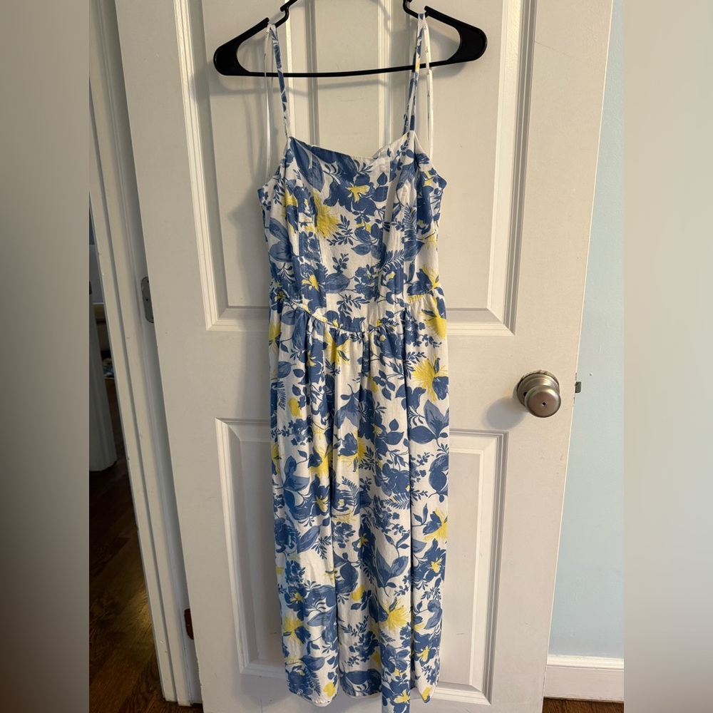 Floral Spaghetti Strap Dress - Size M